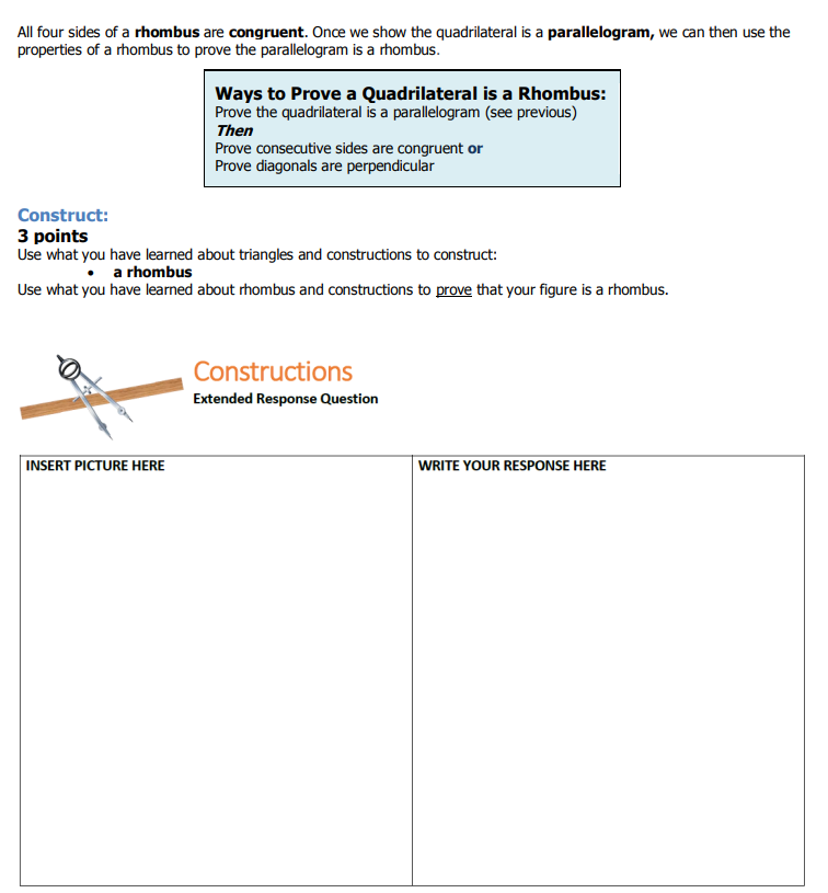 A parallelogram is a quadrilateral with two pairs