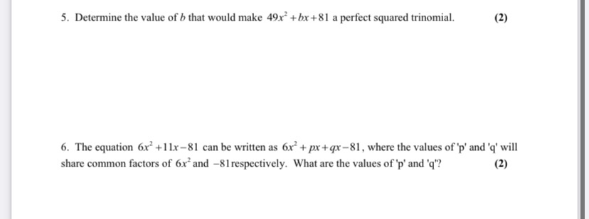 please show explanation for each Part 1-2: