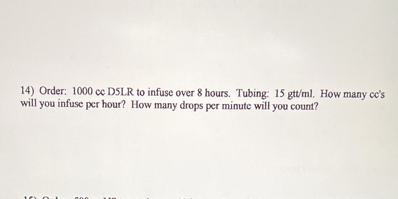 Please show your work in a dimensional analysis
