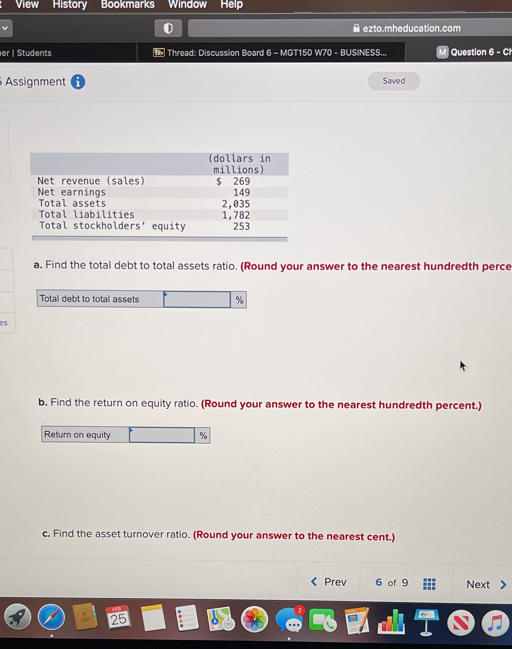B ezto.mheducation.com W Thread: Discussmn Board