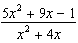 Robert wrote the equation, \f\f71 + 4*+ 4x+ 71 +