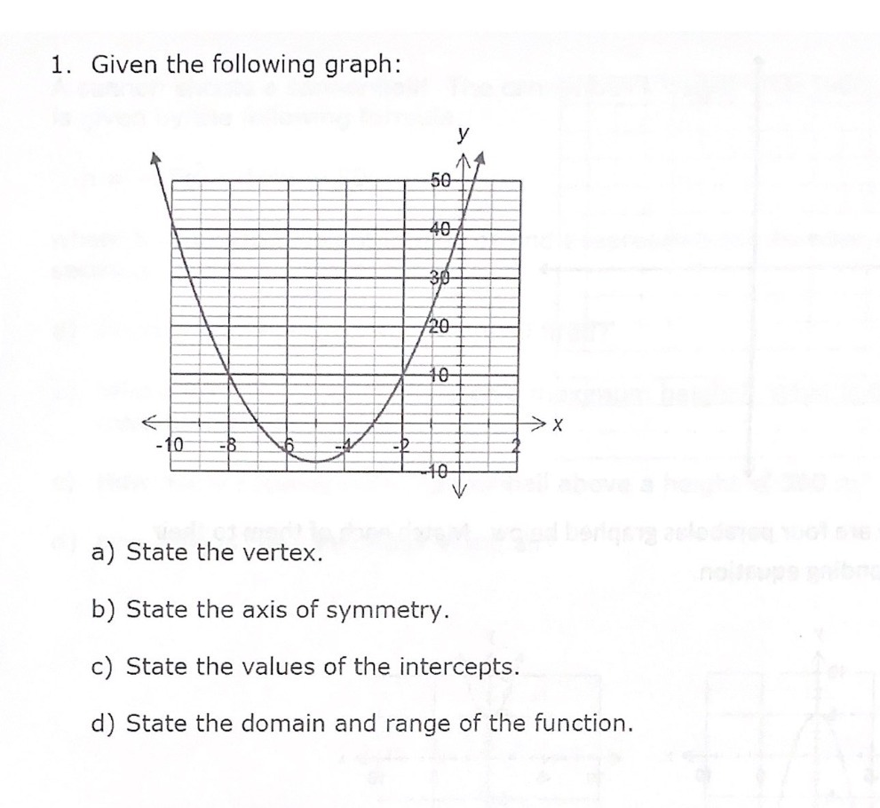 1. Given the following graph: 50 14 40 20  style=