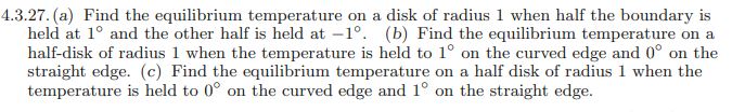 4132?. {a} Find the equilibrium temperature on a