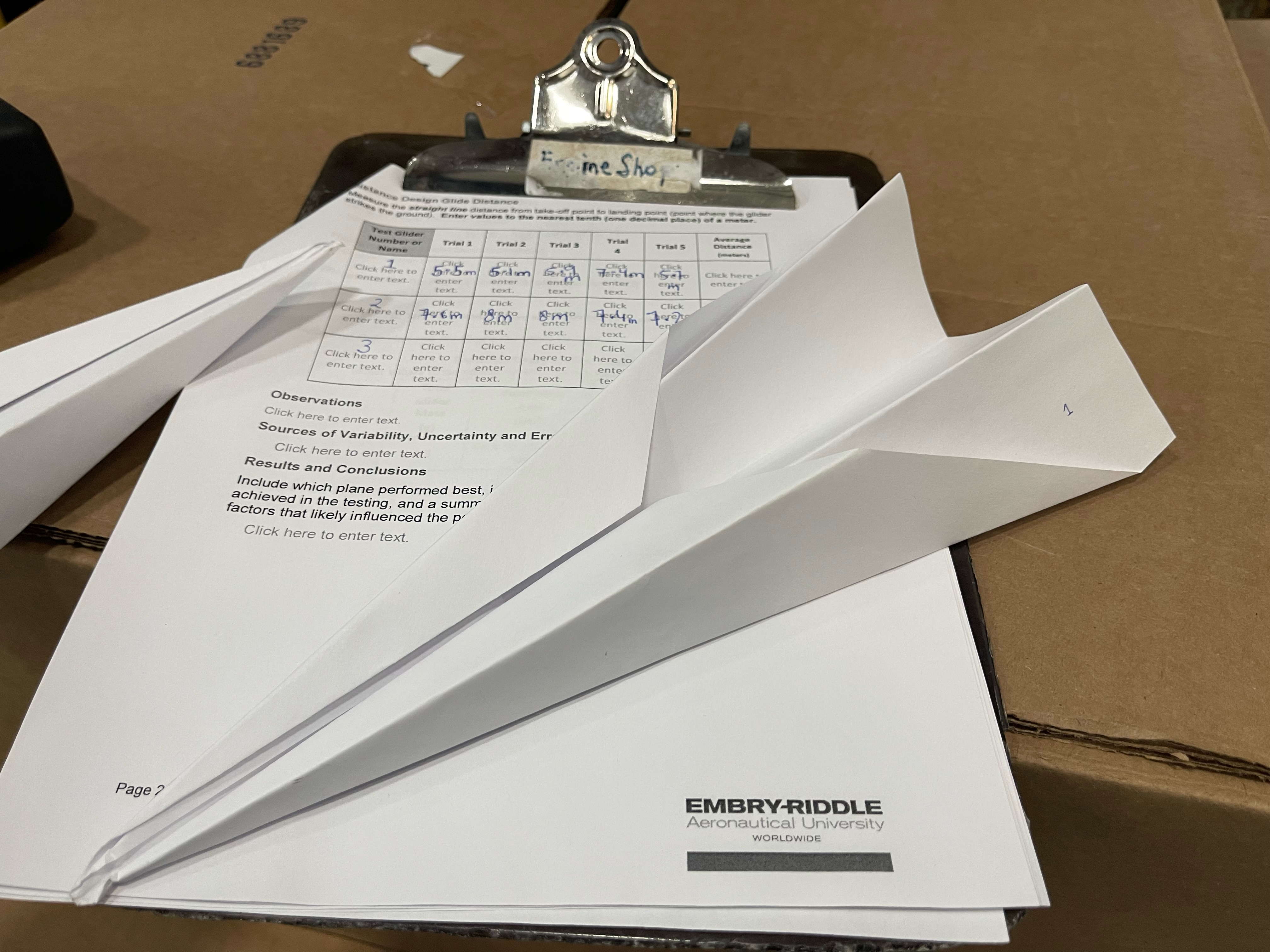 How to find wing area of a dart paper airplane