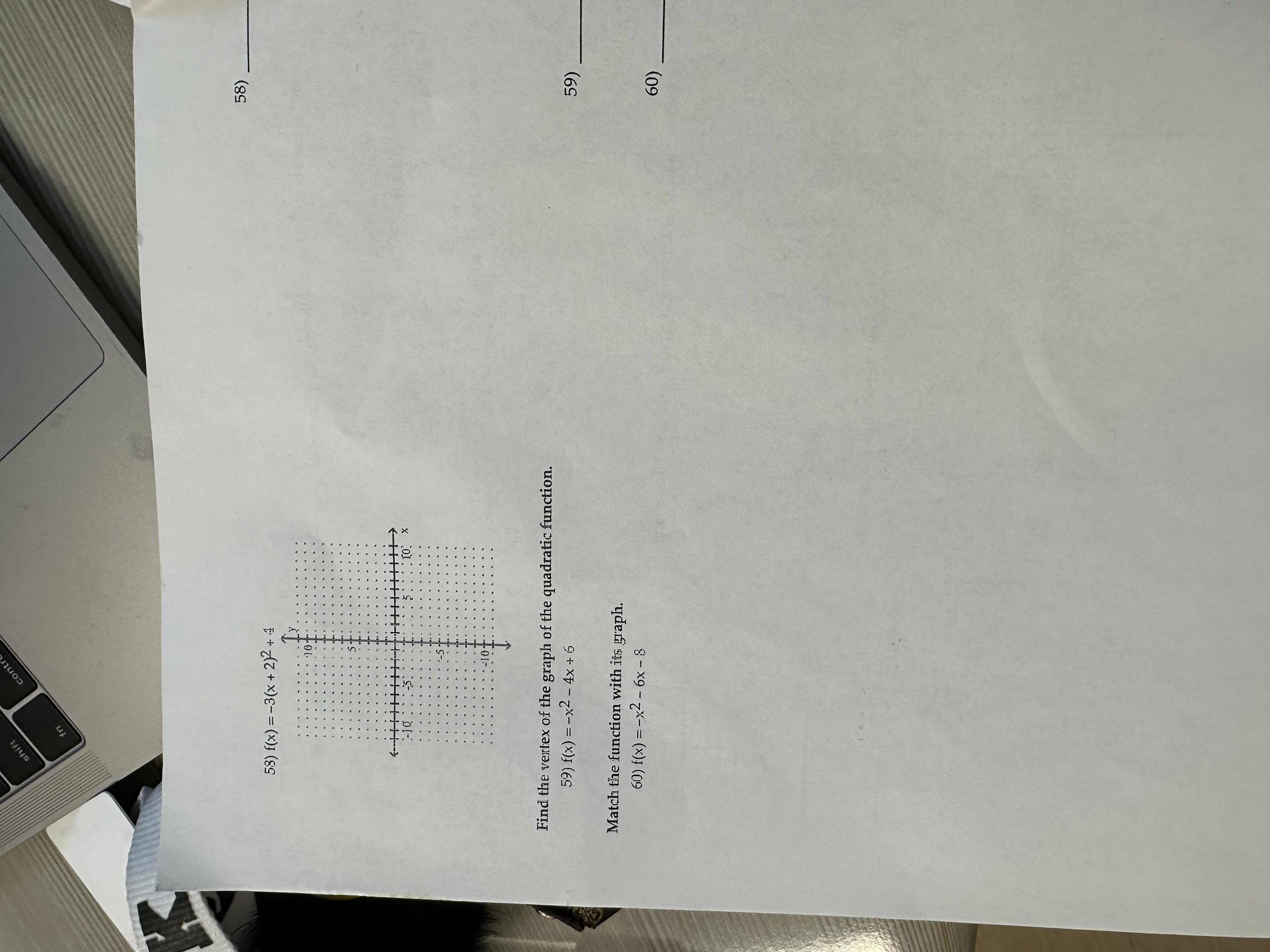 32) 32 ) x2 + 4x - 12=0 33) x2 4 5x = 36 34) 34 )