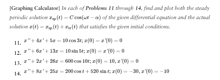 Please solve question 11 and 12 [Graphing