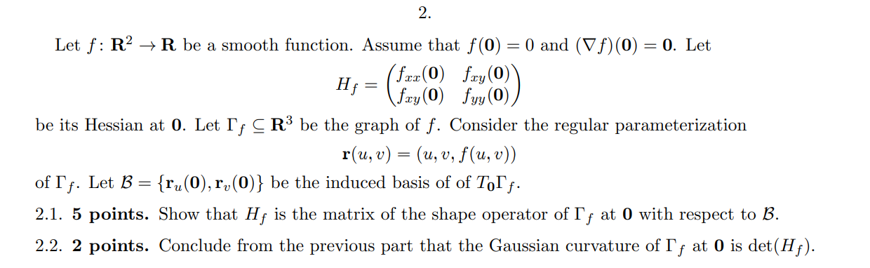 2. Let f: R2  style=