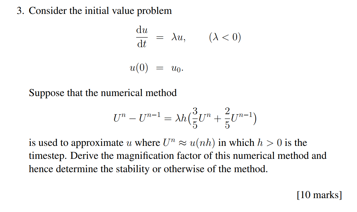 Please provide Handwritten answer 3. Consider the