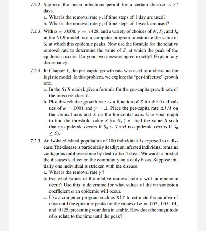 please show detail work asap 7.2.2. Suppose the