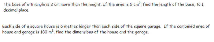 For each include an equation, introduce the