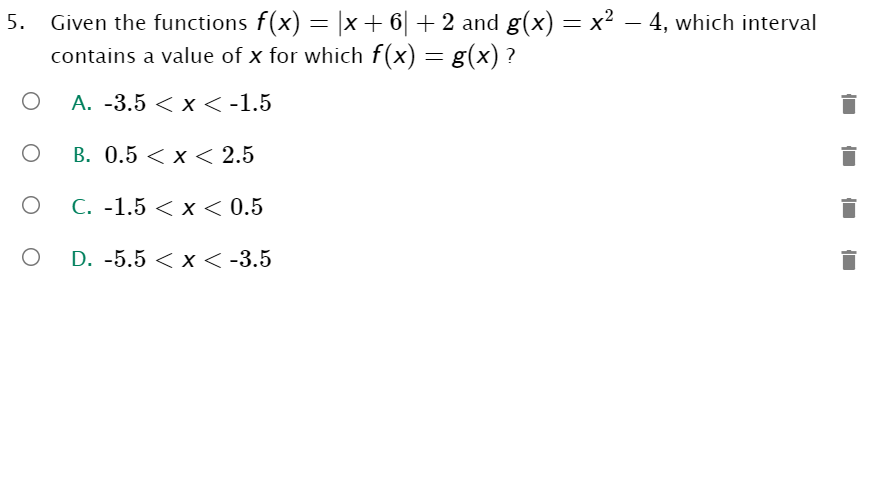 4. If p(x) = (2x - 7)(7x + 2), what are the zeros