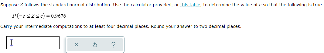 question 1 Suppose Z follows the standard normal