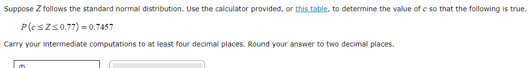 question 1 Suppose Z follows the standard normal