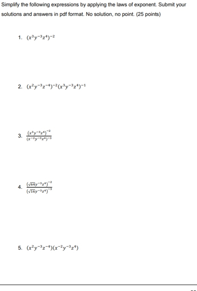 Perform division as indicated. Submit your