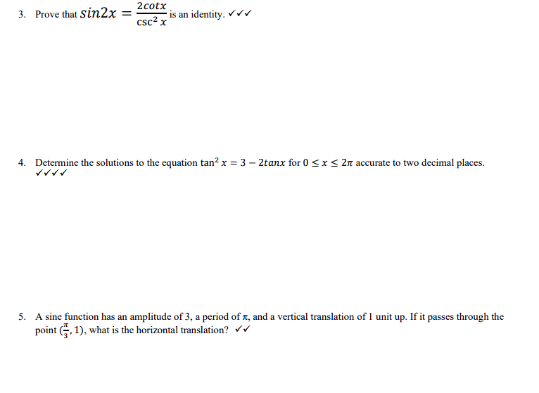 2 EOEI 3. Prove that 31'an Z is an identity.