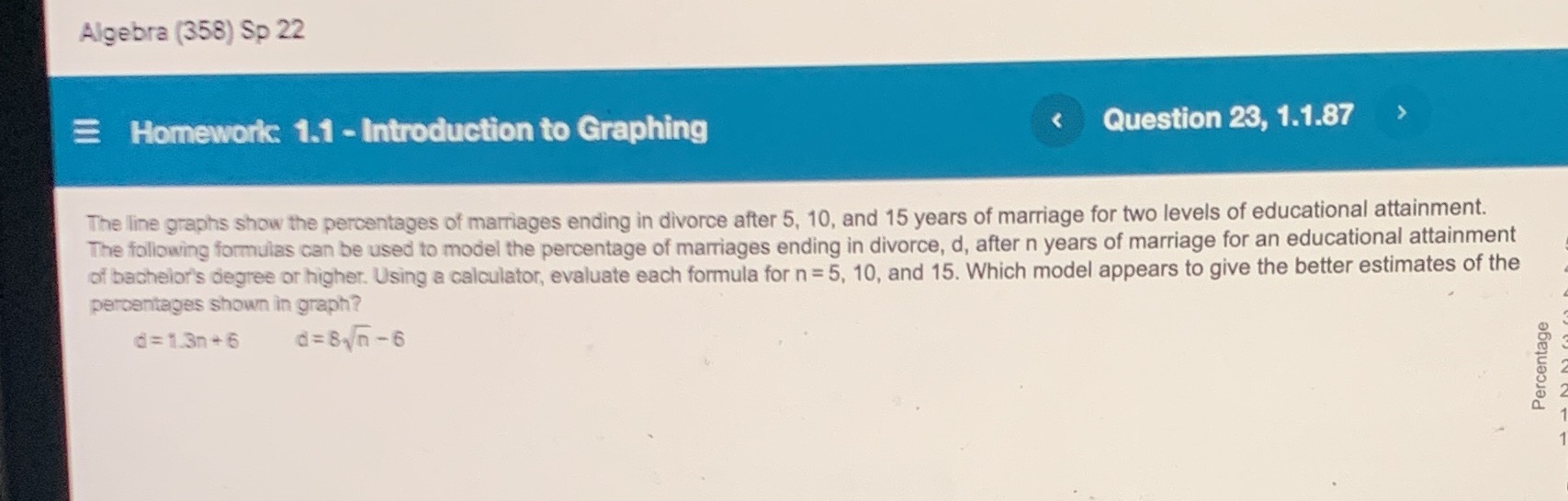 Algebra (358) Sp 22 Homework: 1.1 - Introduction