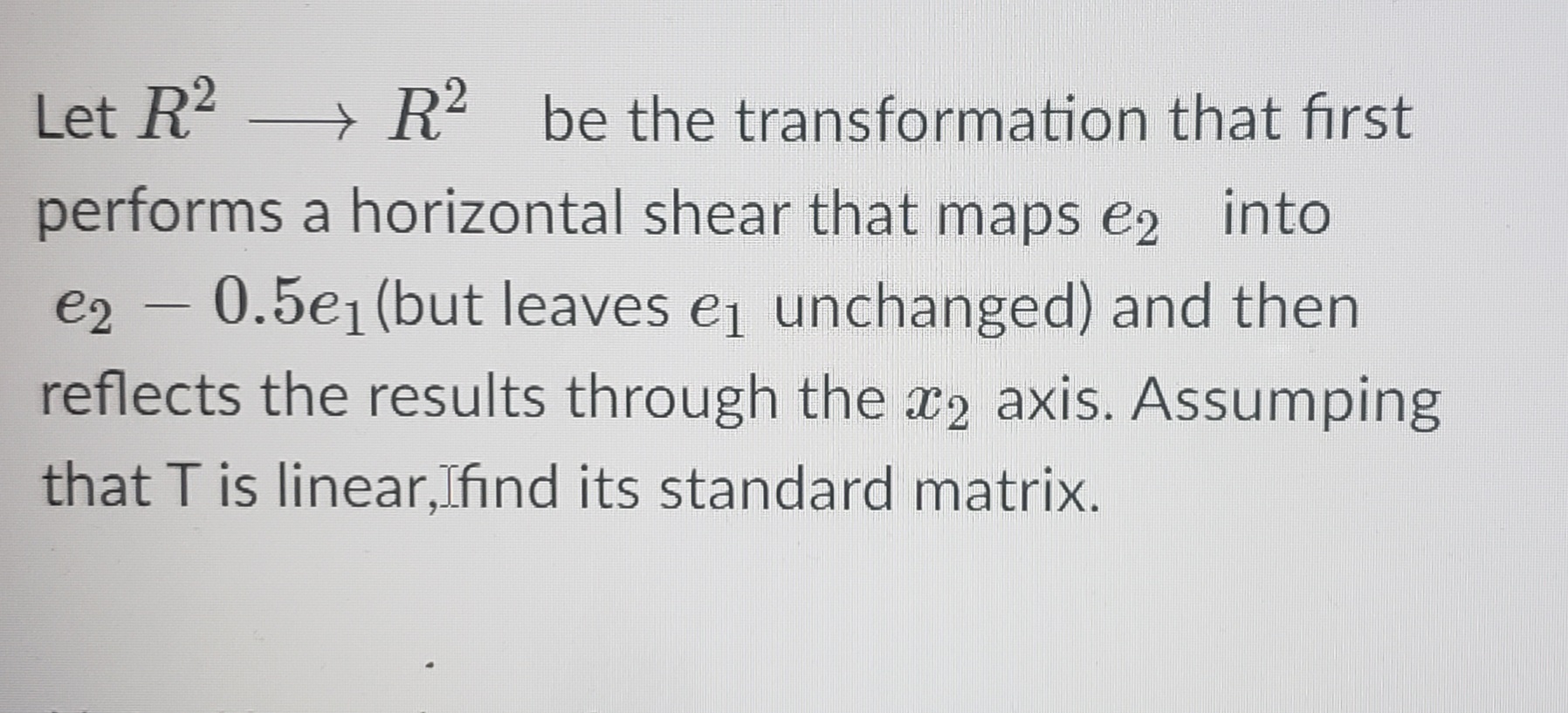 Let R.2 - R- be the transformation that first