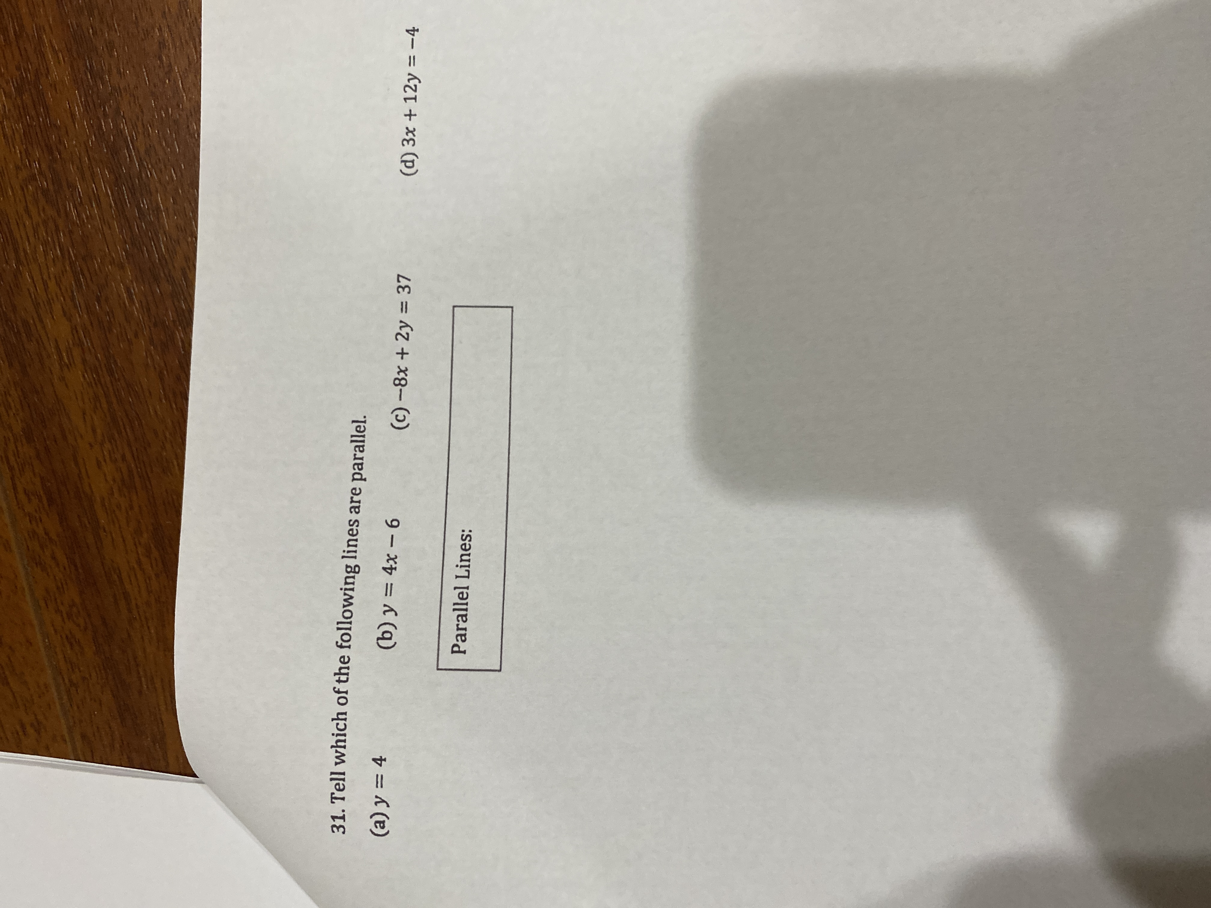 Need help with these questions 31. Tell which of