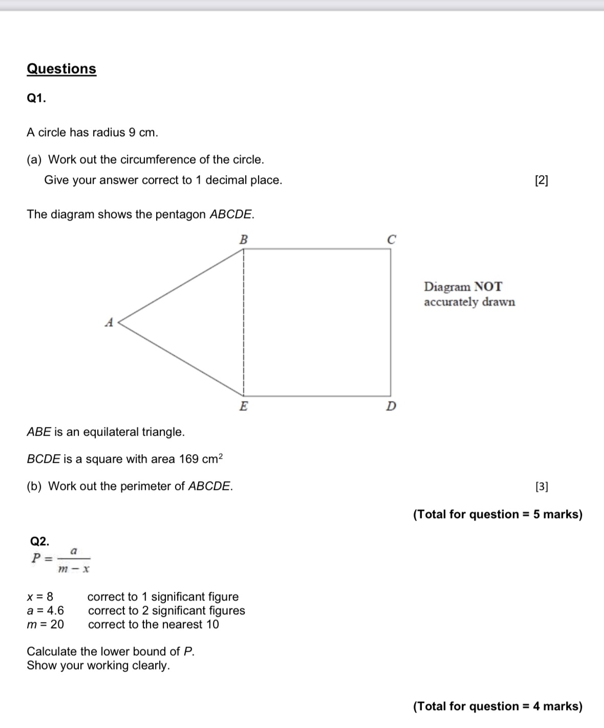 could you please answer them Questions Q1. A