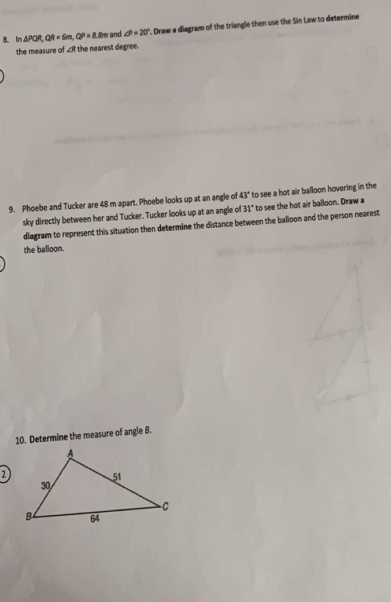 Question 8 9 10 please and thank you 8. In APOR,
