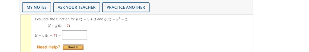 I need help with this problem. Thank you MY NOTES