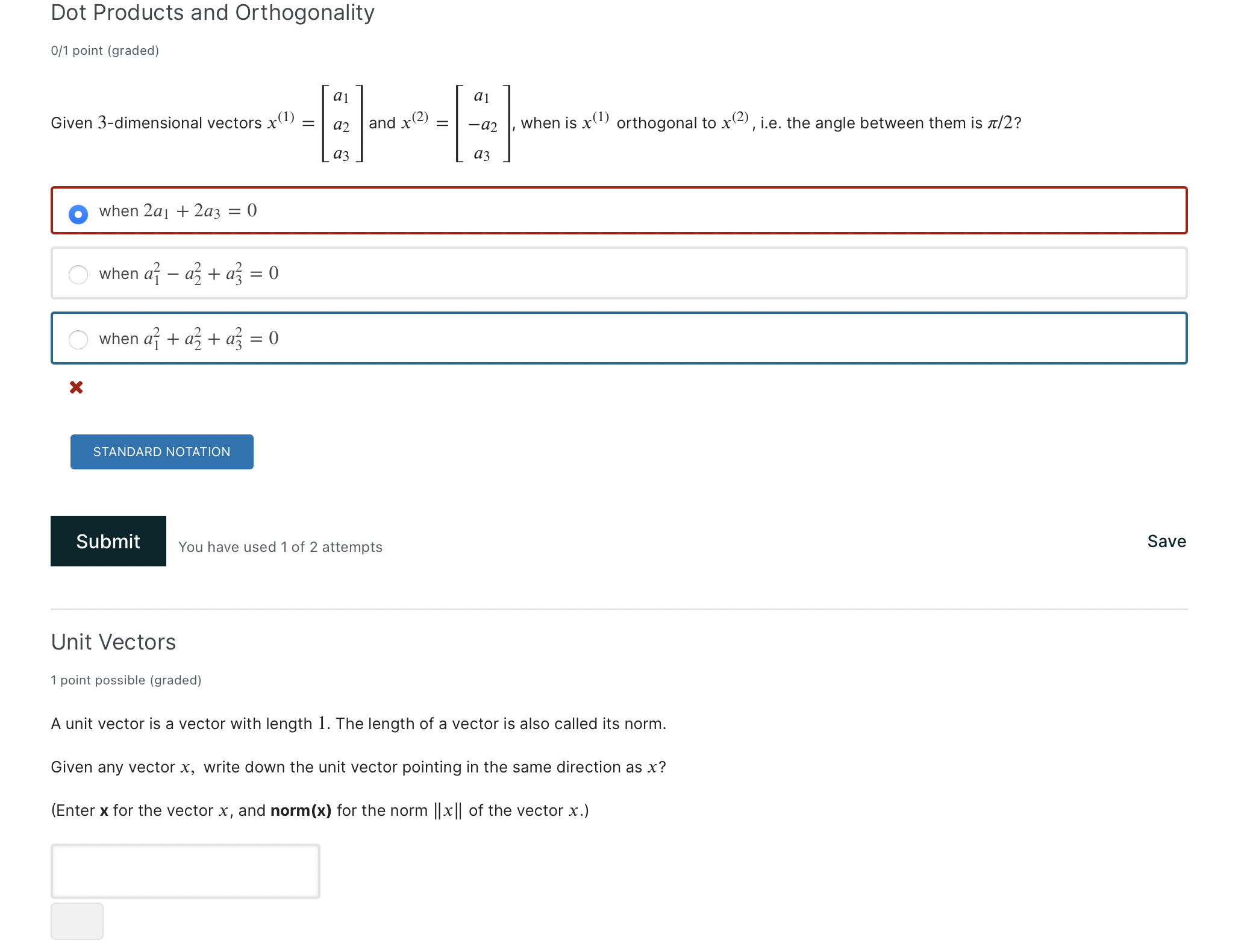 please explain Projections 2 points possible