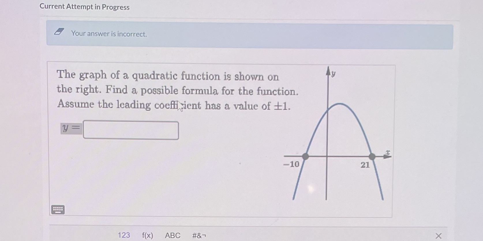 Can you help me with this Current Attempt in