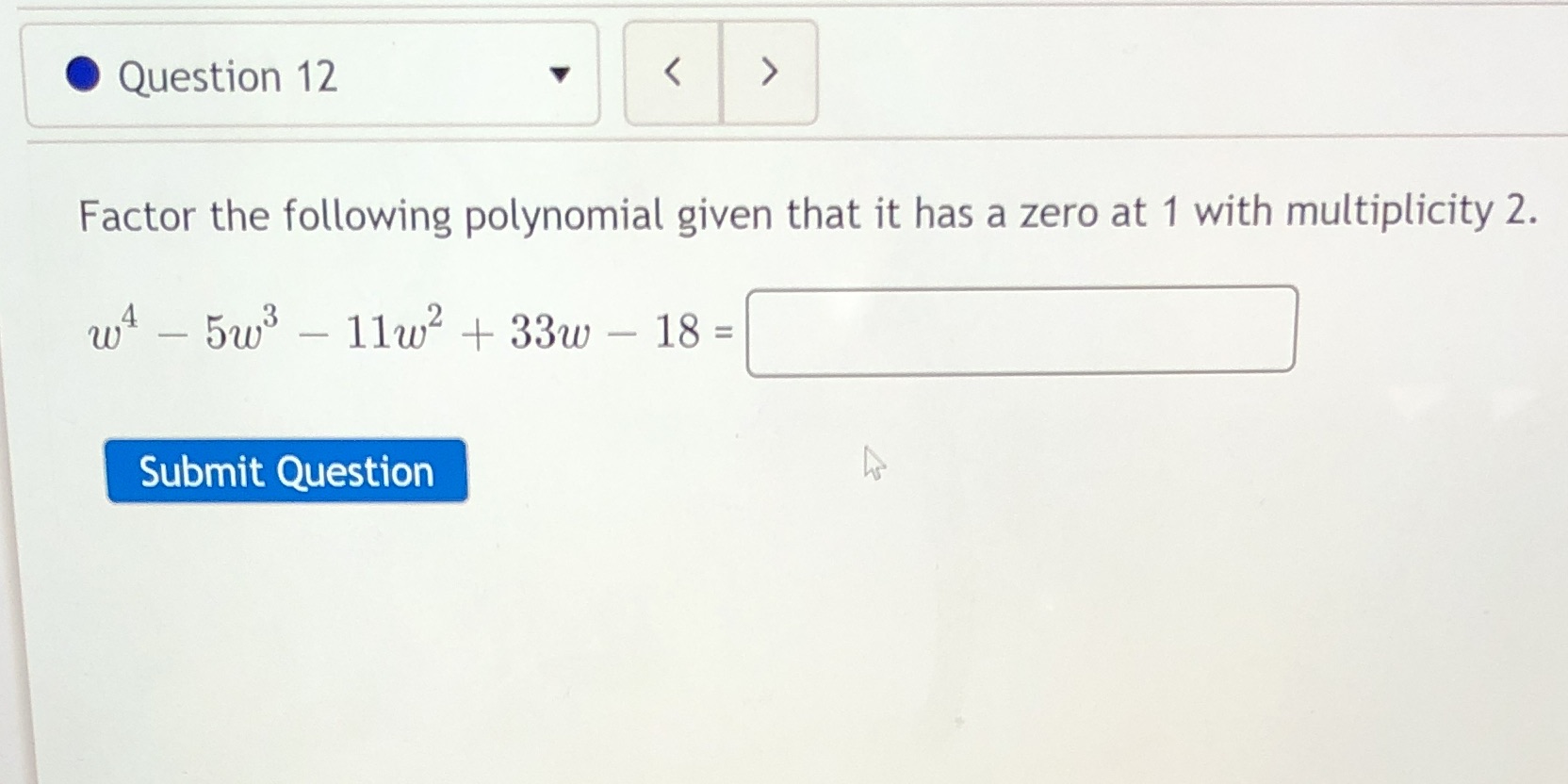 Could I get help with the solution to this