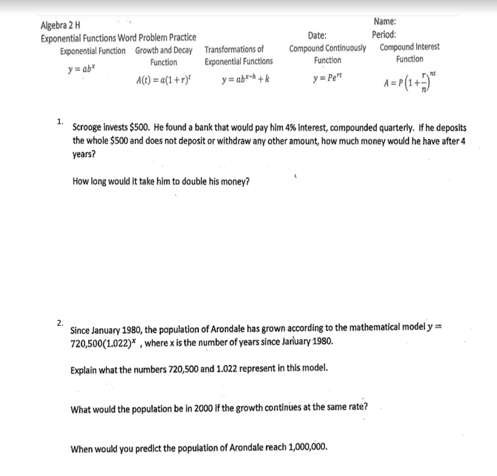 explain with work shown hw to solve this, please