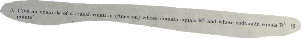 Please show your full solution 3. Give an example