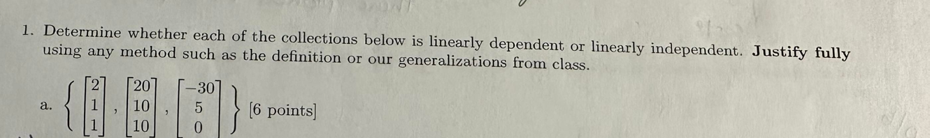Please show your full solution 3. Give an example