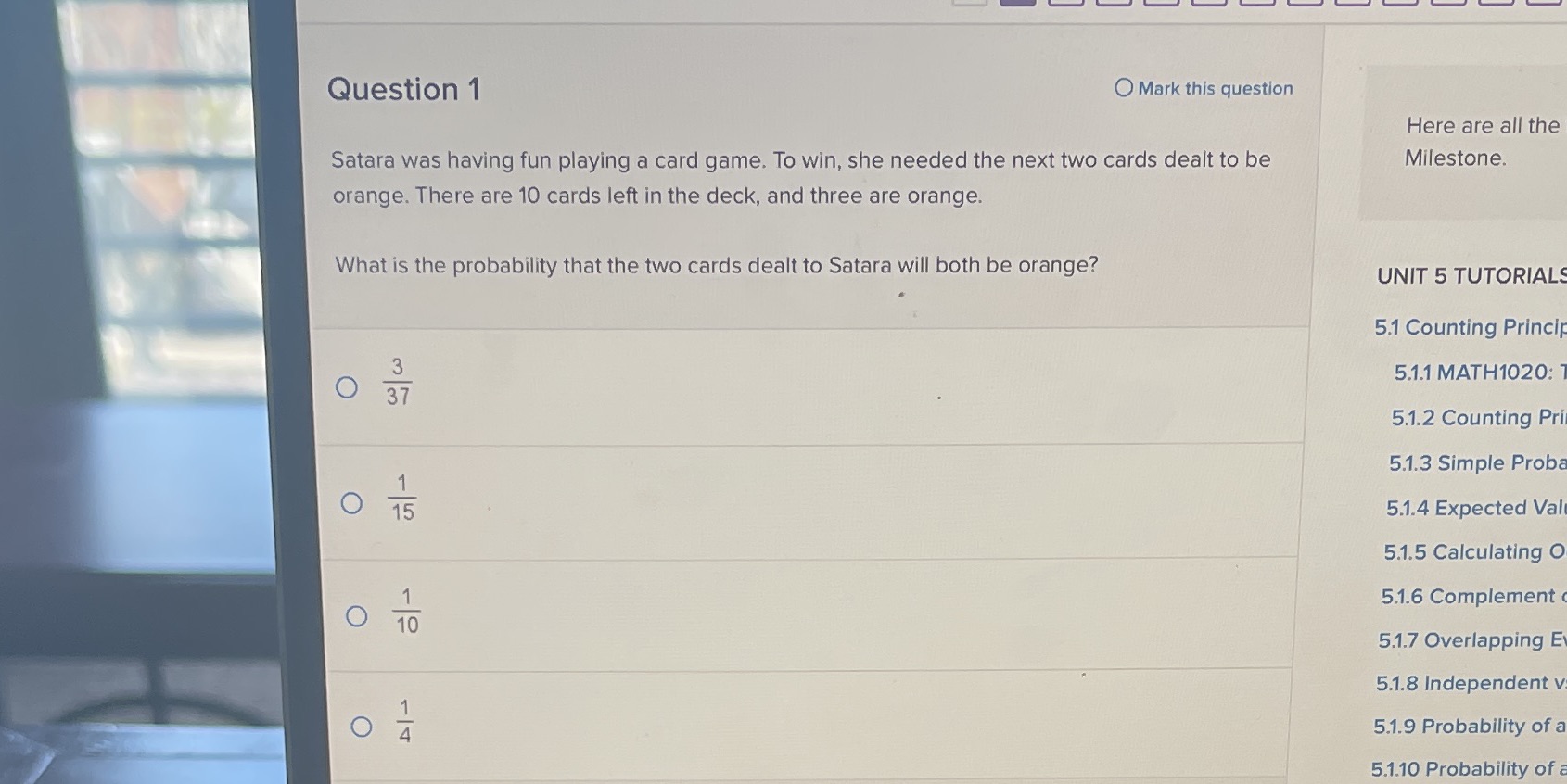 Question 1 O Mark this question Here are all the