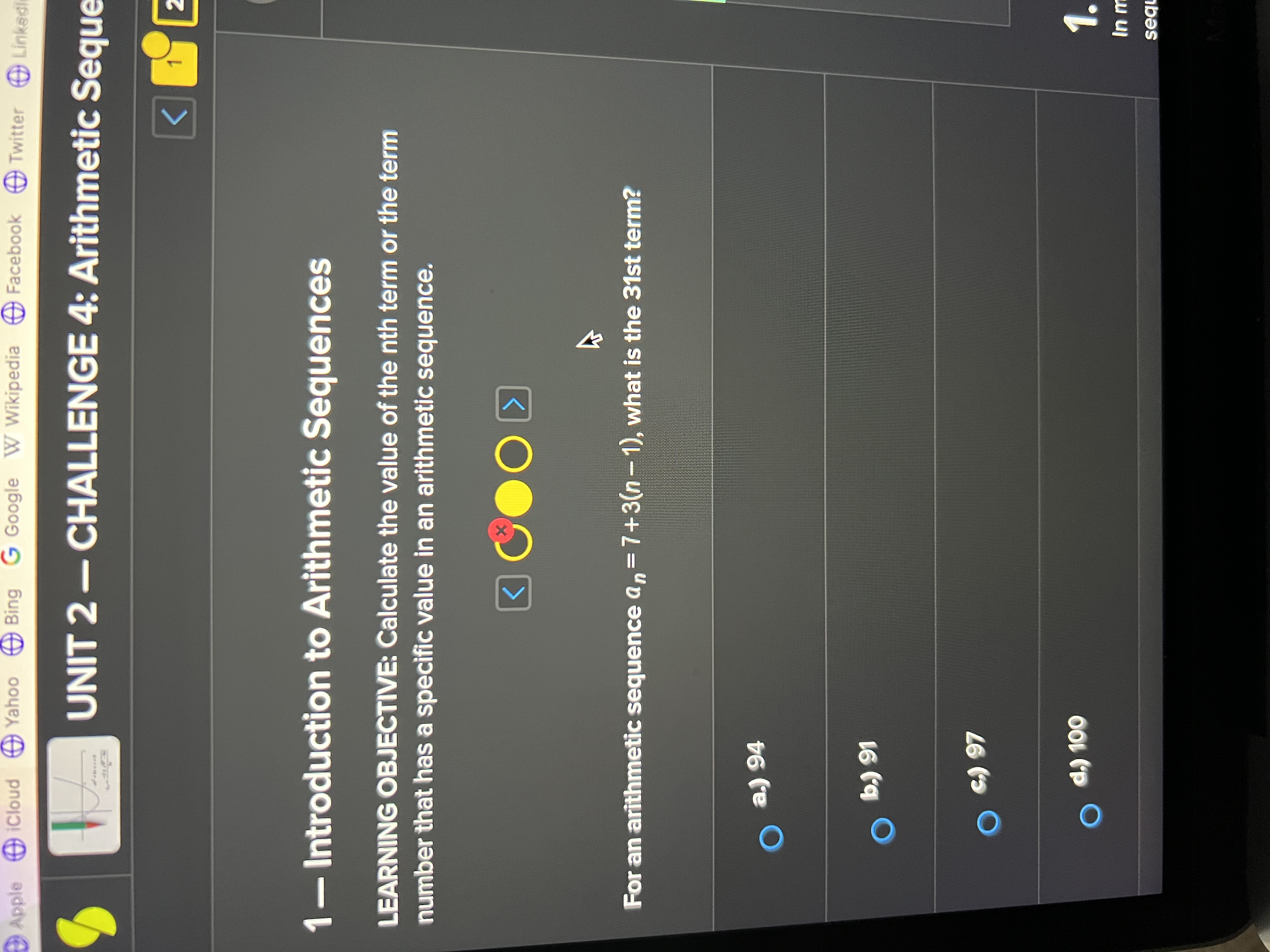 Apple iCloud @ Yahoo Bing G Google W Wikipedia