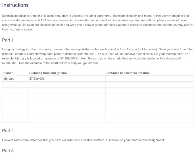 please help bro Instructions Scientific notation