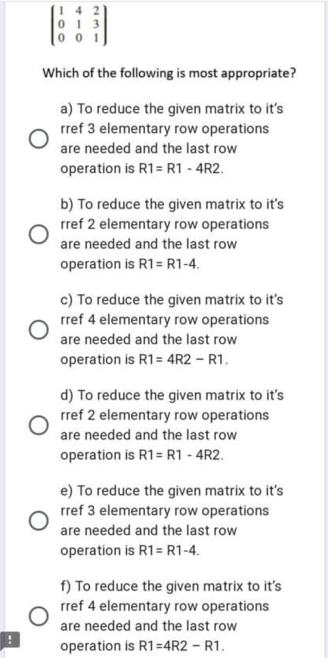 It's urgent l 4 2 0 I 3 0 0 1 Which of the