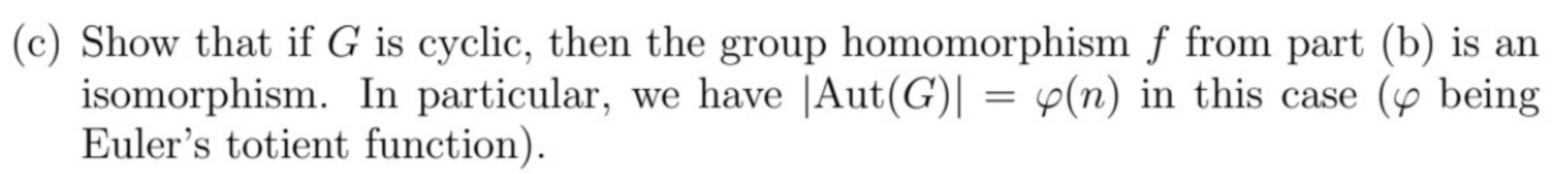 Hello, I have an abstract algebra question. I
