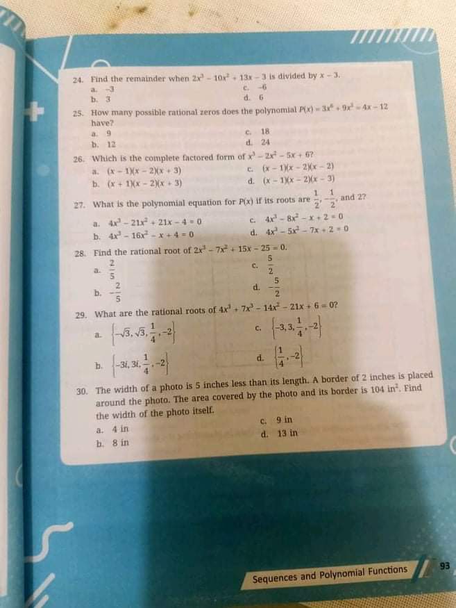 16. If Plan) is divided by D(x), which will give