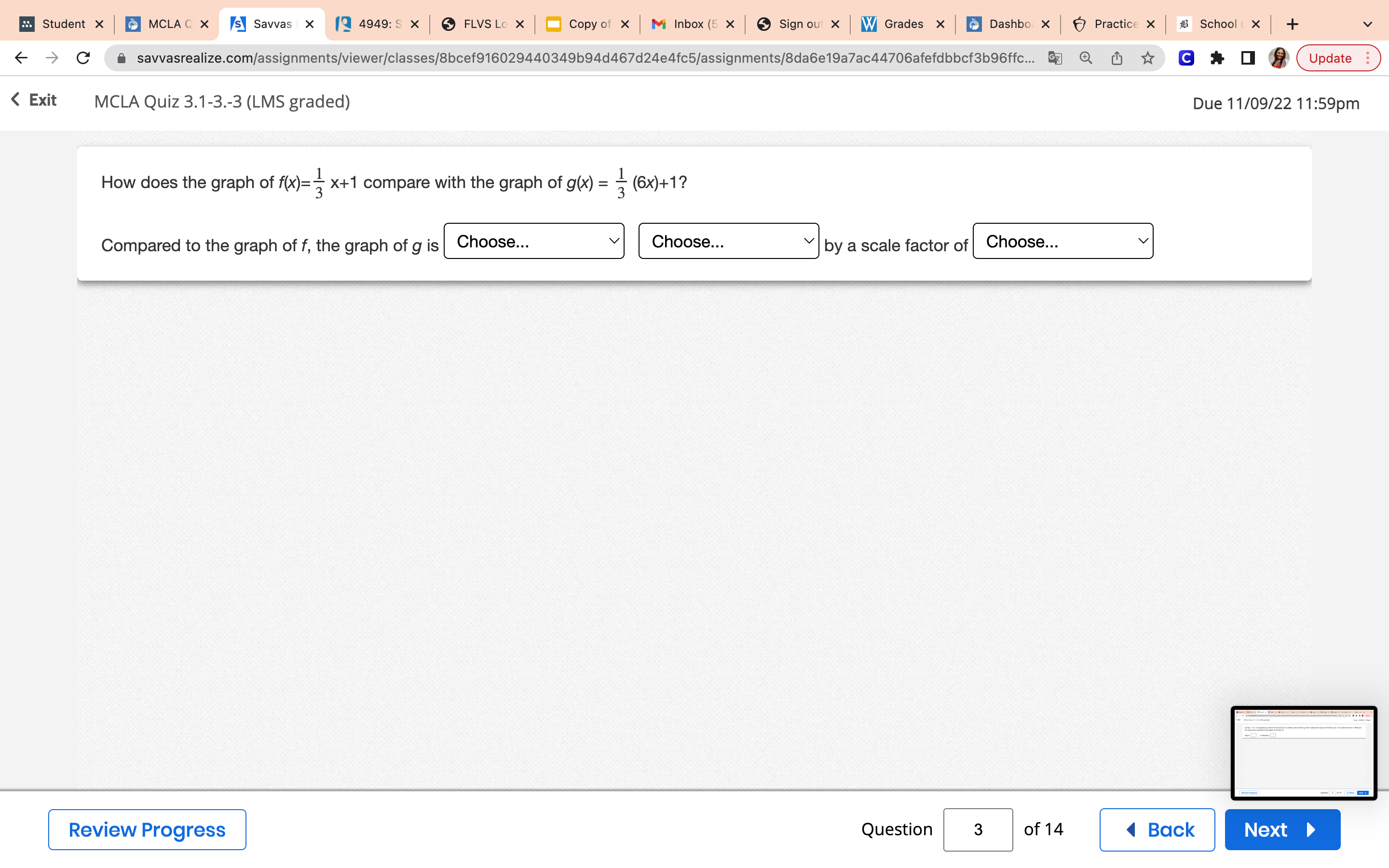 Student X MCLA Q X /s Savvas |X 19 4949: 5 X FLVS