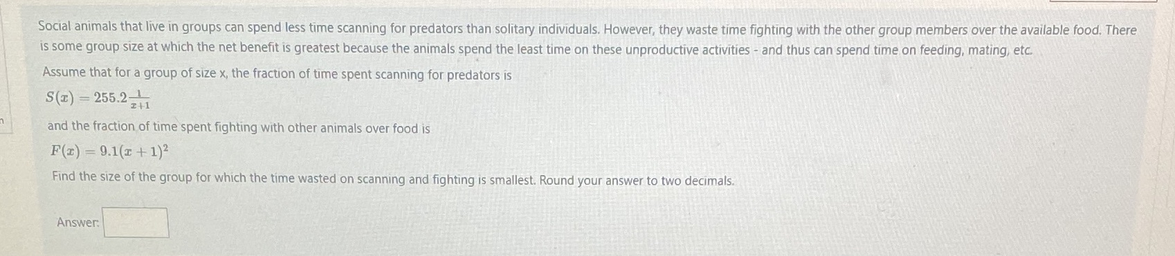 Plz ASAP thanks! Social animals that live in