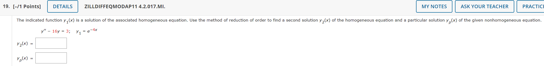 19. [-/1 Points] DETAILS ZILLDIFFEQMODAP11