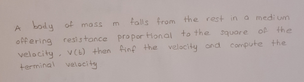 this is my quastion A body of mass m falls from