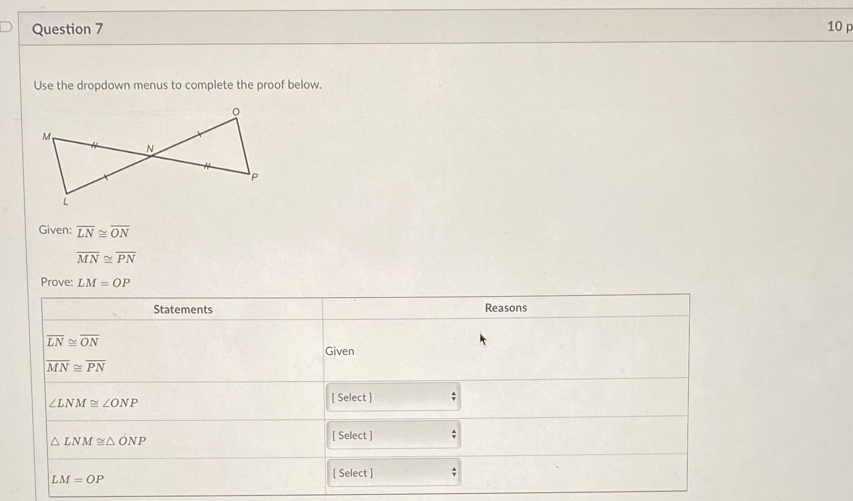 help with the selection m. Question 7 10 p Use