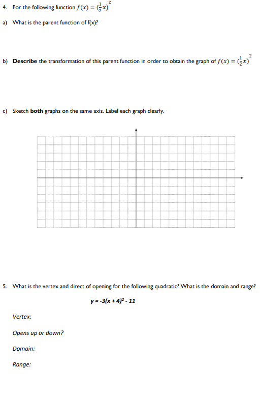 I. Determine if the following relations are