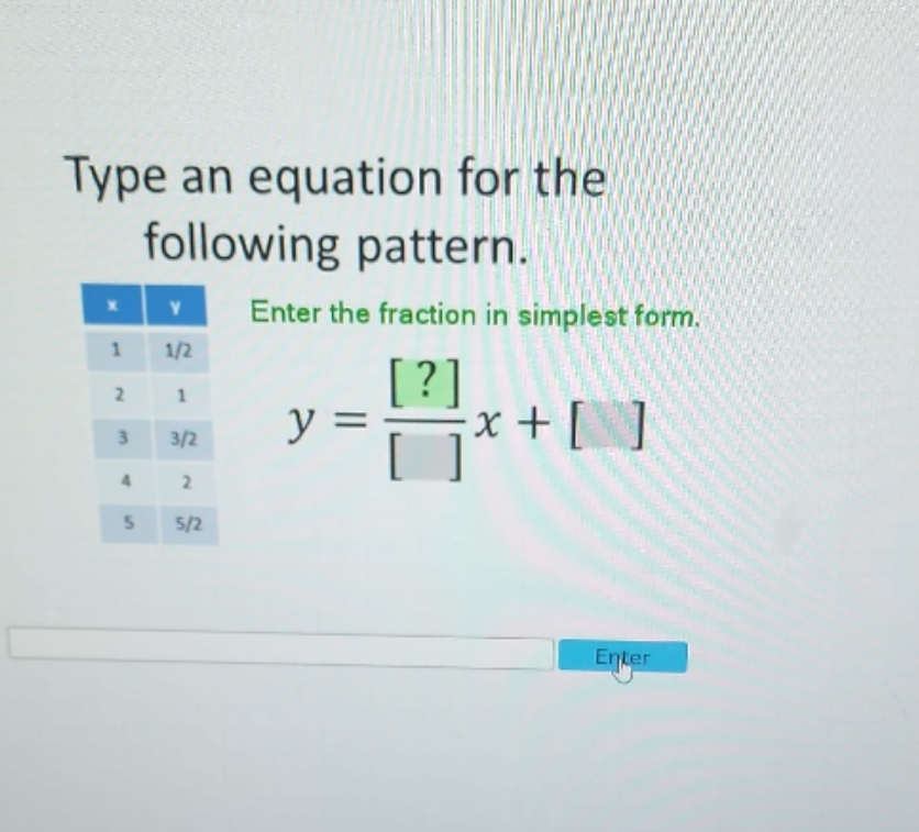 4 ty. I'm lost Type an equation for the following