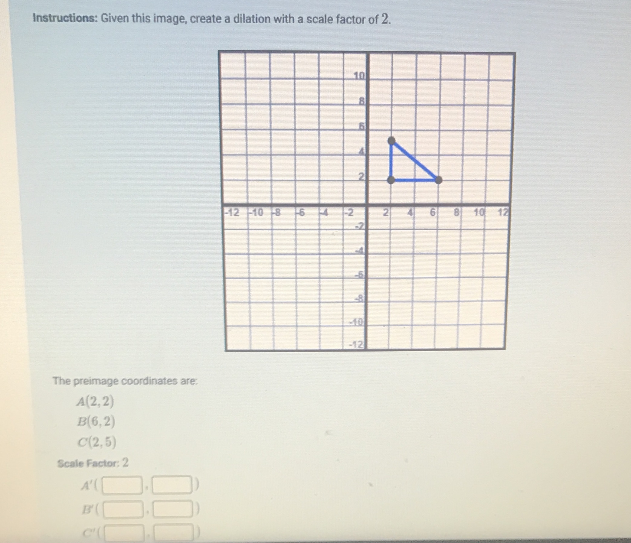 Instructions: Given this image, create a dilation