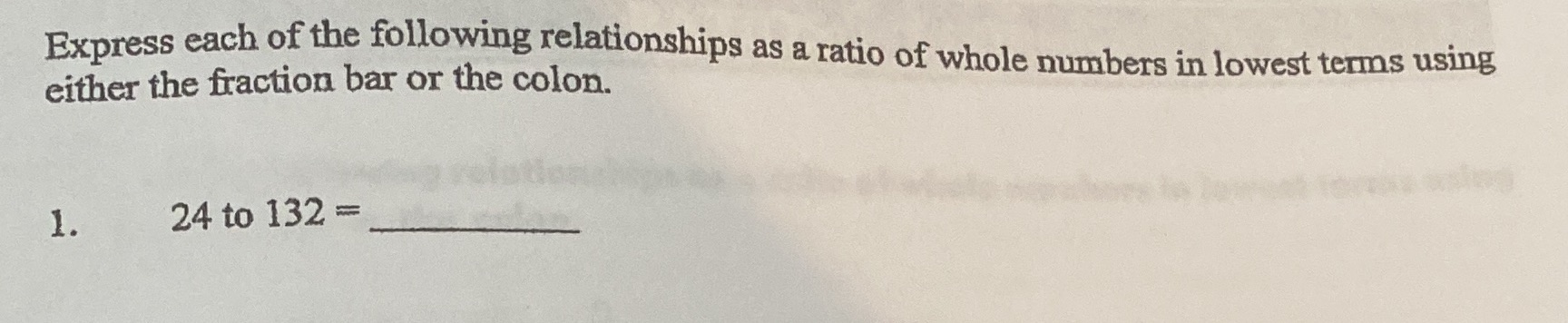 Express each of the following relationships as a