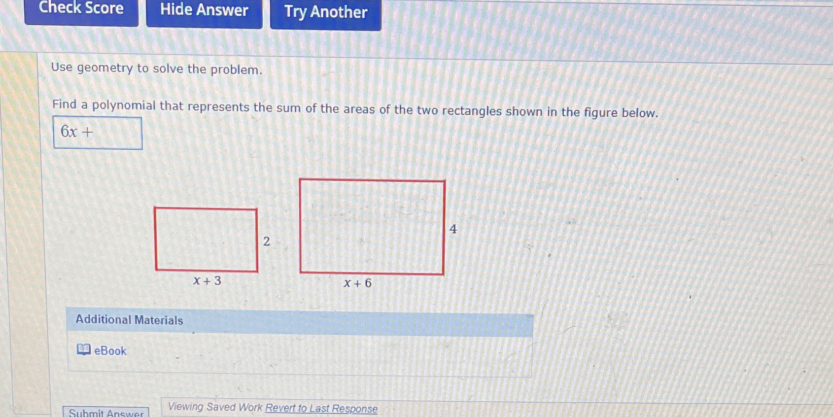 Solve! Stuck Thanks so much Check Score Hide