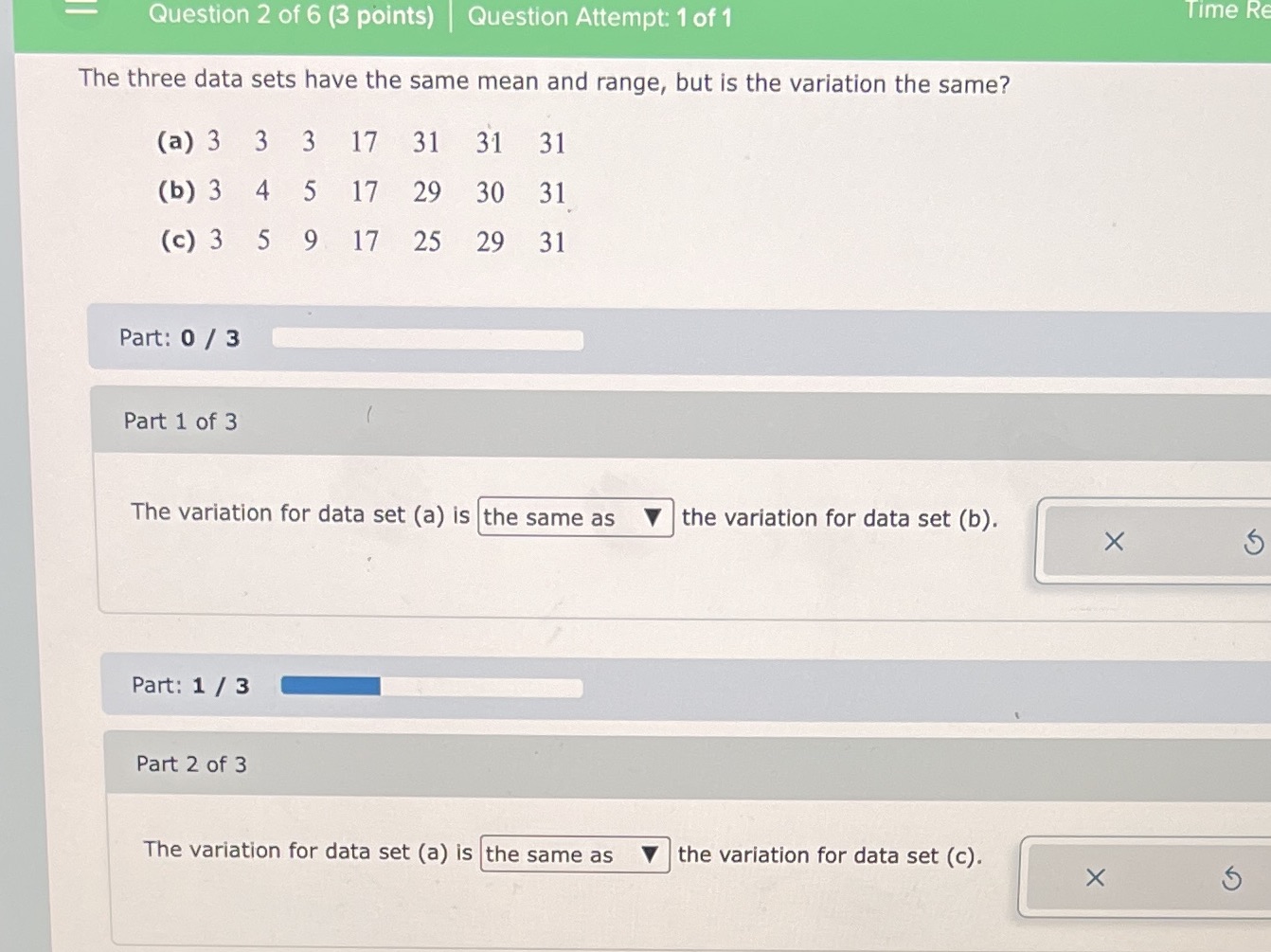 Answer options.... (The same as or Less than or
