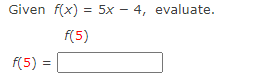 1) Evaluate the variable expression when a = 2, b