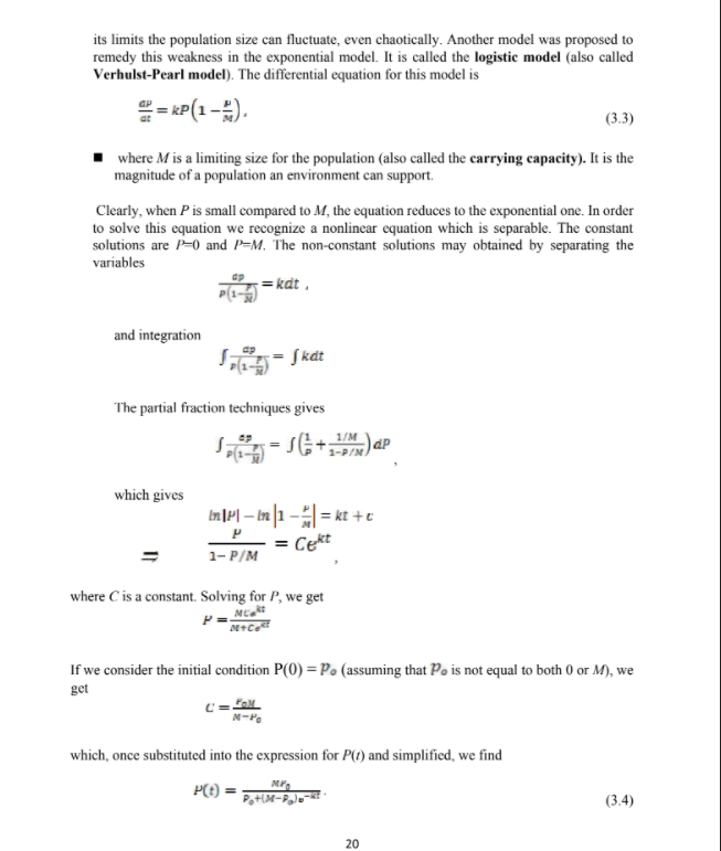 Differential Equations MATLAB Project: Relating
